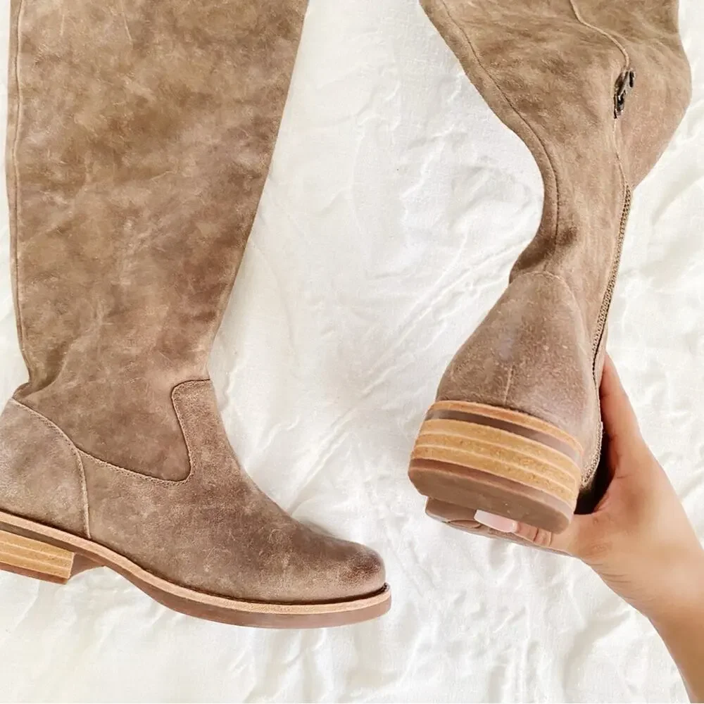Kork Ease Addison Distressed Boots Size 6 New